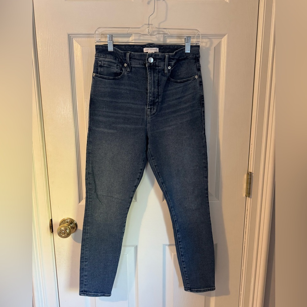 Good American Good Waist Crop Jeans